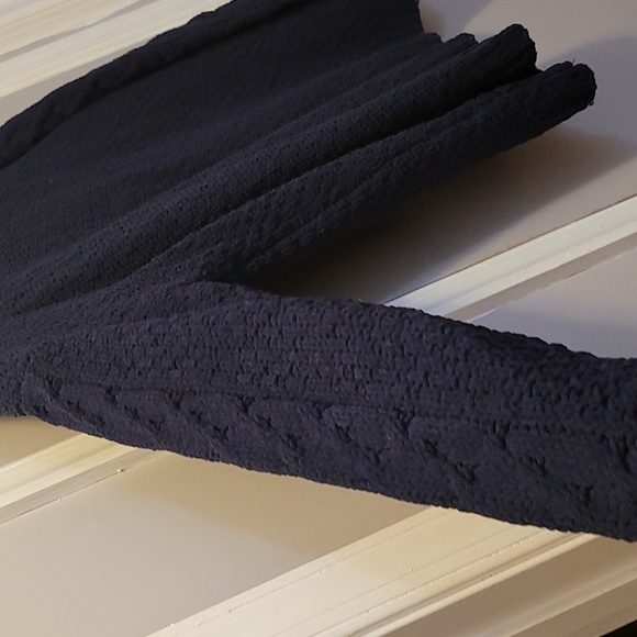 Primark Large Navy Blue Sweater with center cable knit design - Picture 6 of 6